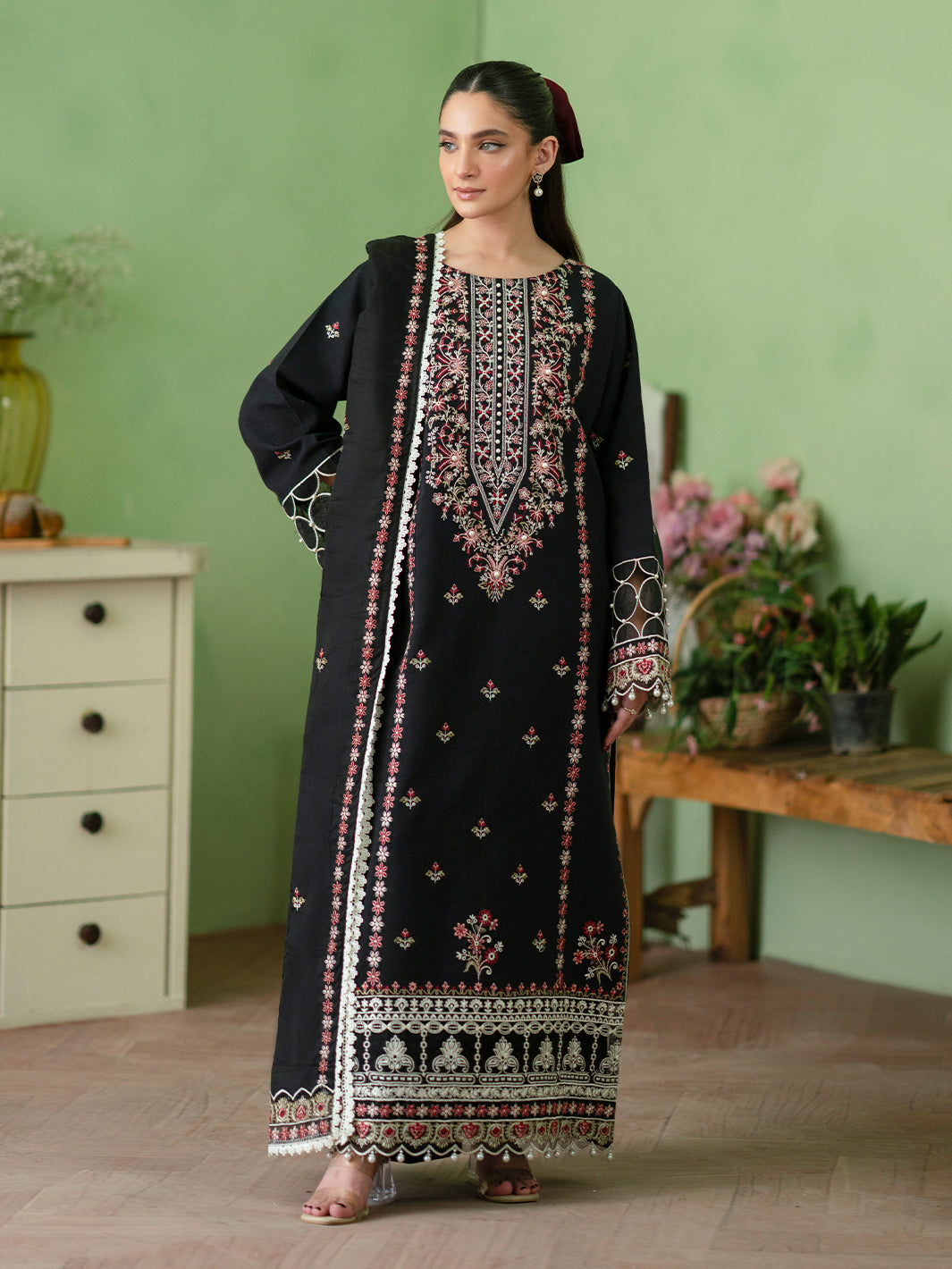 Leila By Mahnur Bianca | 3 PC Khaddar