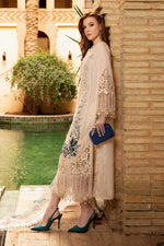 Maria B 3 inspired Piece Embroidered Dobby Lawn Suit | DS-2414-B