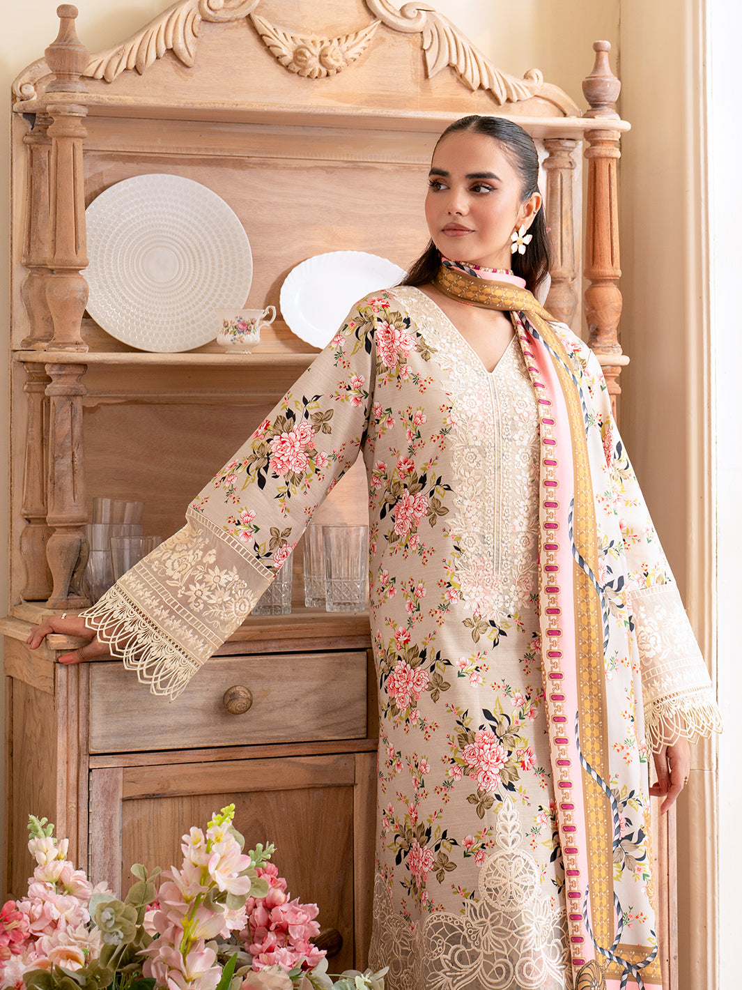 Leila By Mahnur Fiona | 3 PC Khaddar