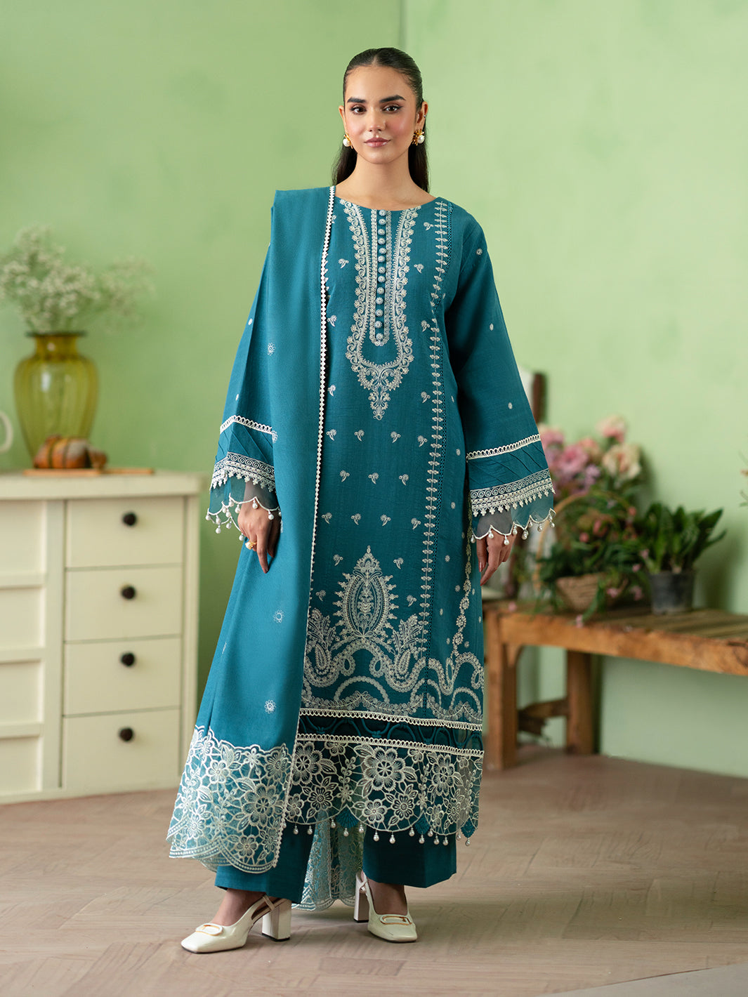 Leila By Mahnur Meris | 3 PC Khaddar