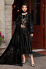 Maria B velvet Embroidered 3 piece suit | AL-4173 Black